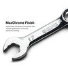 Capri Tools 10 mm WaveDrive Pro Stubby Combination Wrench for Regular and Rounded Bolts CP11750-M10SB